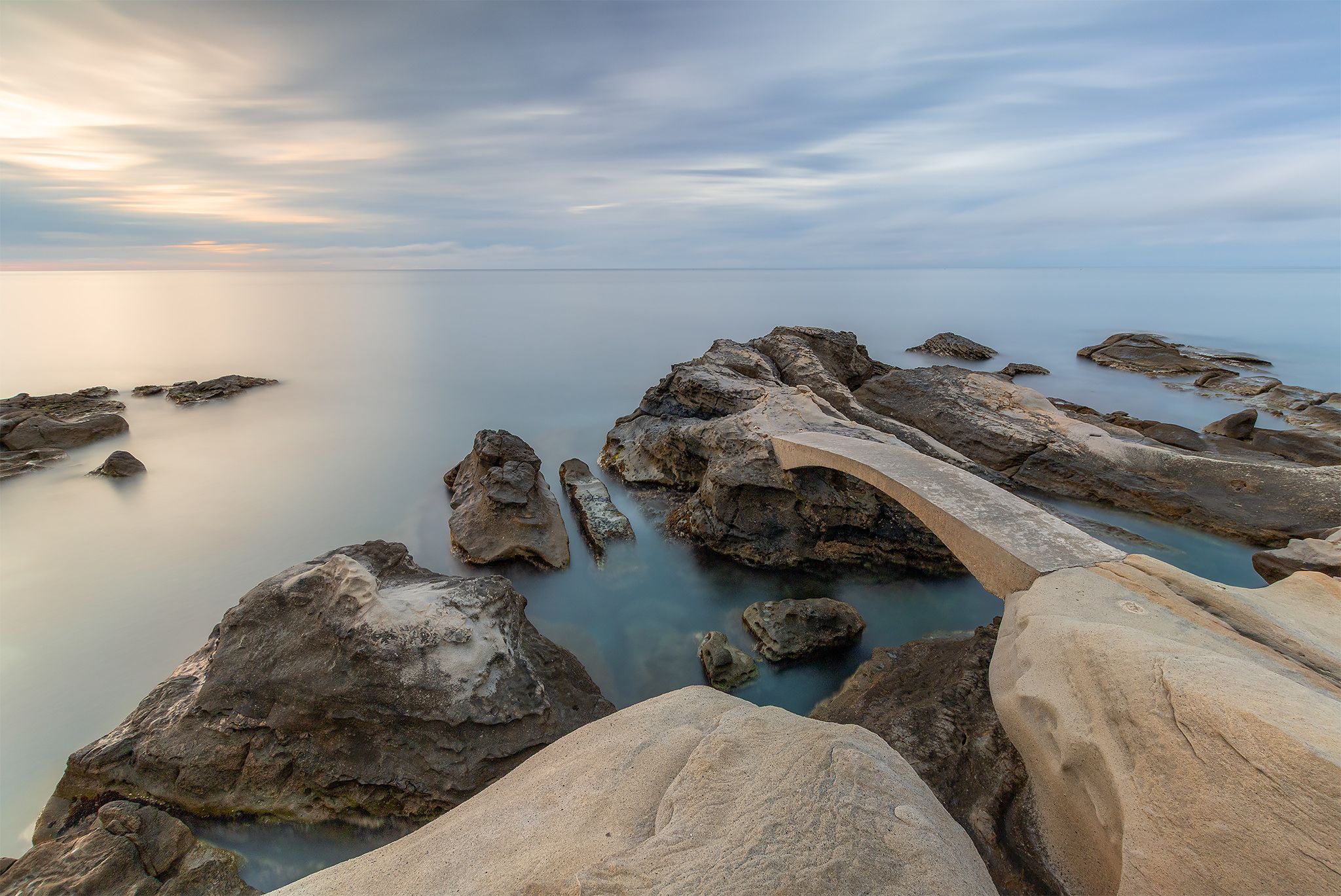 Bordighera rocks of Sant'Ampelio, Italy