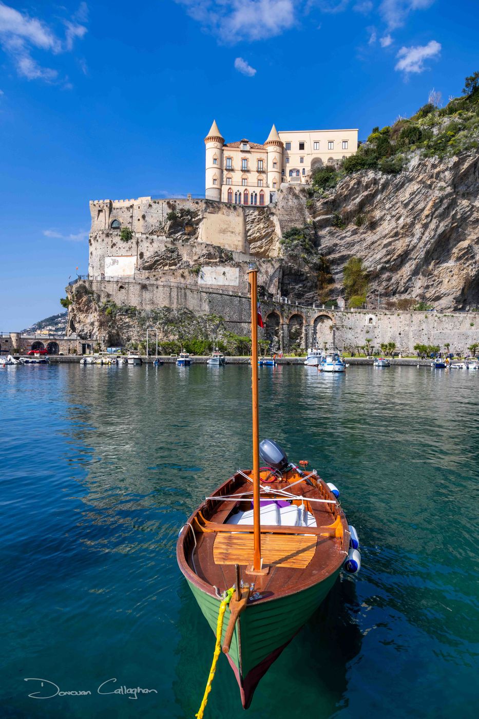 The Mezzacapo Castle , Maiori, Amalfi Coast, Italy
