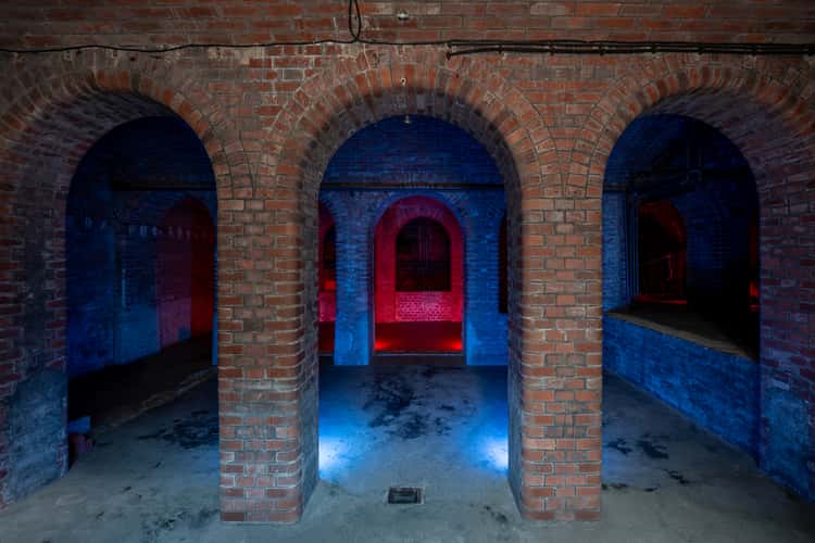 The old wastewater treatment plant