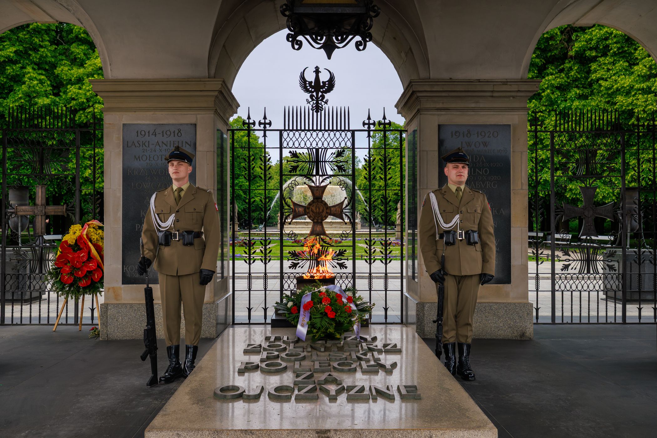 Tomb of the Unknown Soldier, Warsaw, Poland