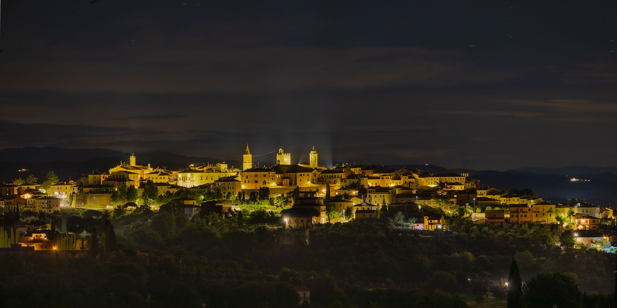 Monte San Savino Town Overlook, Italy