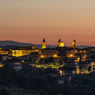 Monte San Savino Town Overlook, Italy