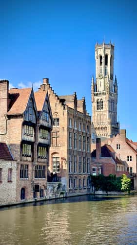 Typical view of Bruges