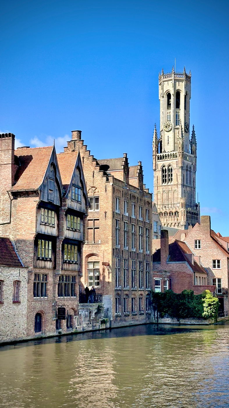 Typical view of Bruges, Belgium
