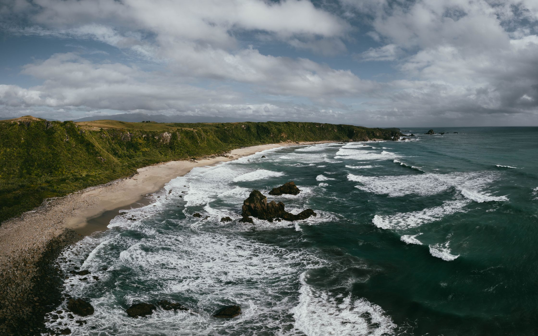 Unnamed beach, Cape Faulwind, New Zealand