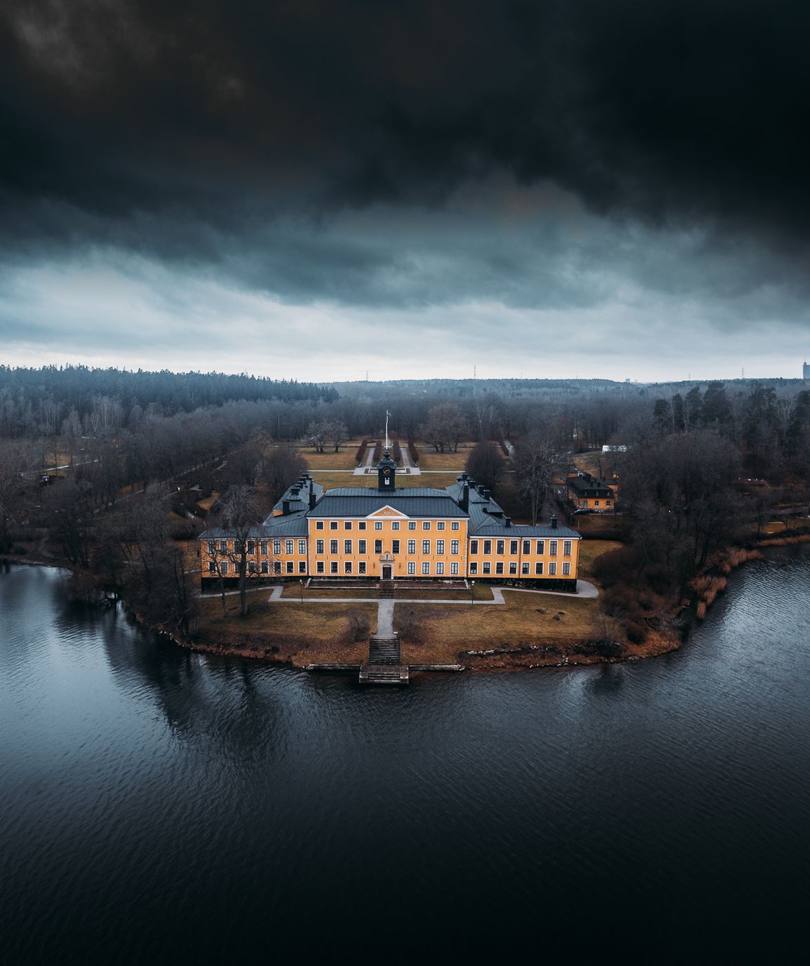 Uriksdal Castle (Drone), Sweden