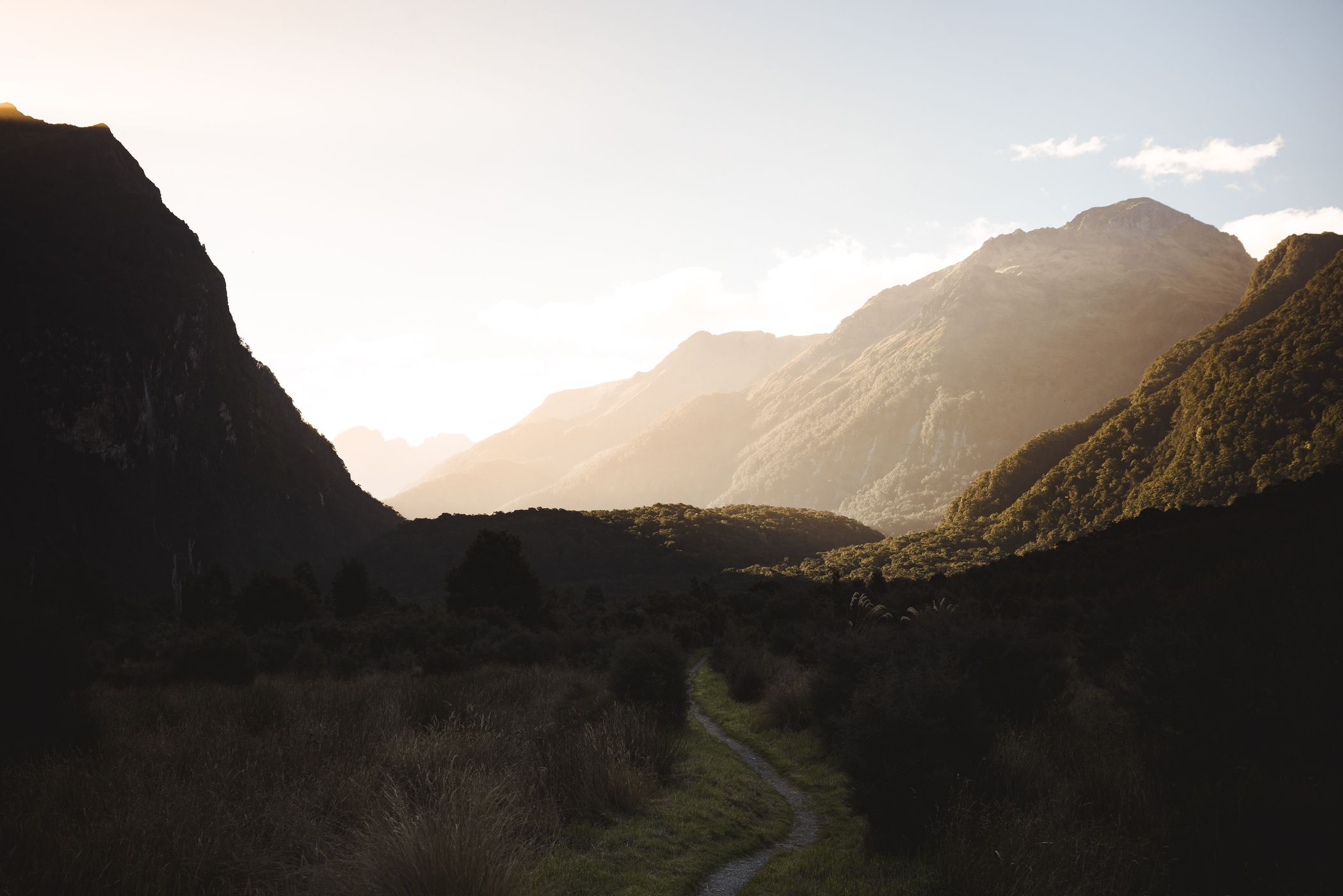 Valley at Iris Burn, Kepler Track, Fiordland National Park, New Zealand