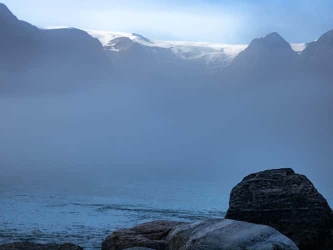 View of Briskdalsbreen