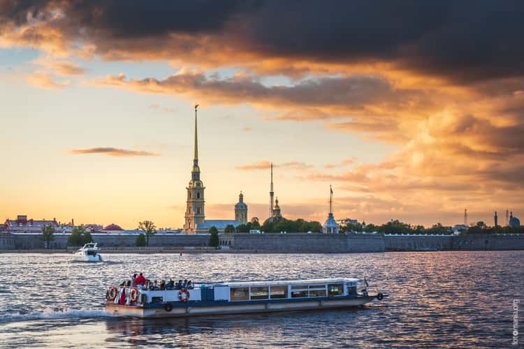 View to Peter and Paul Fortress, Saint-Petersburg