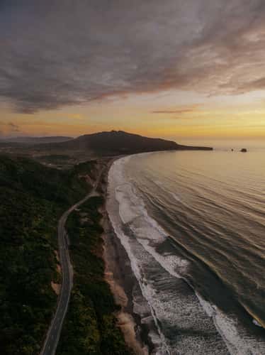 View to Point Elizabeth Lookout, South Island New Zealand