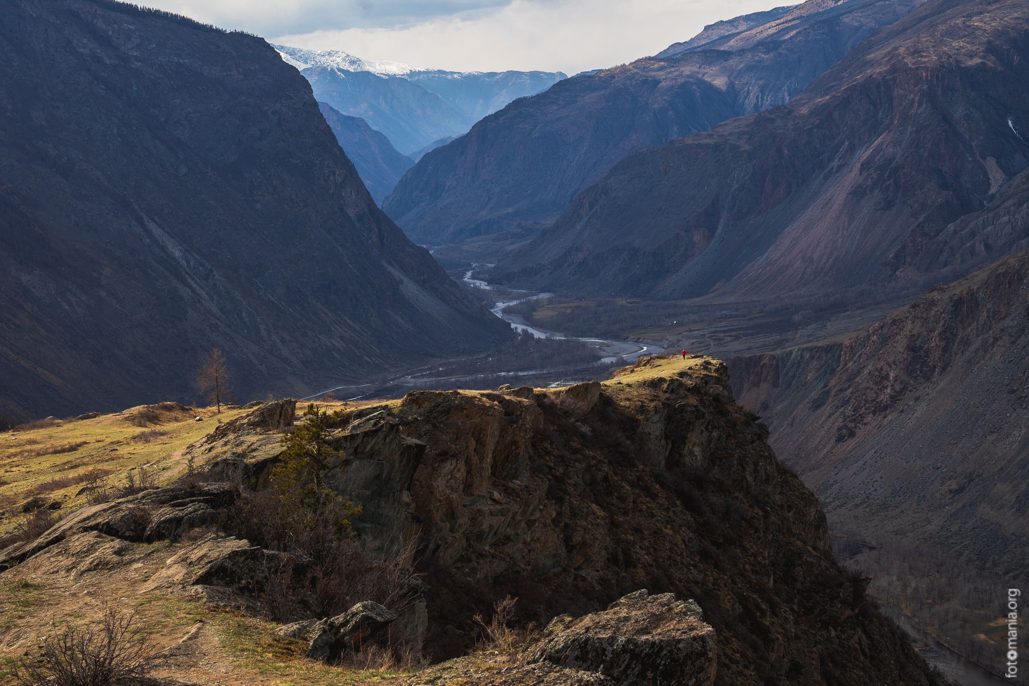 View to The Katu-Yaryk pass, Russian Federation