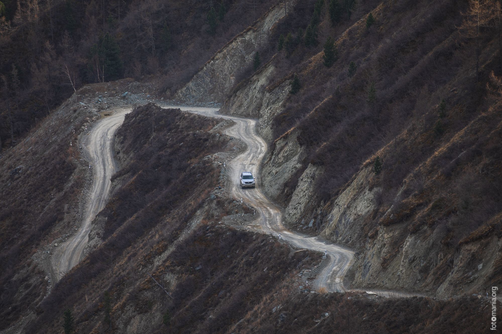 View to The Katu-Yaryk pass, Russian Federation