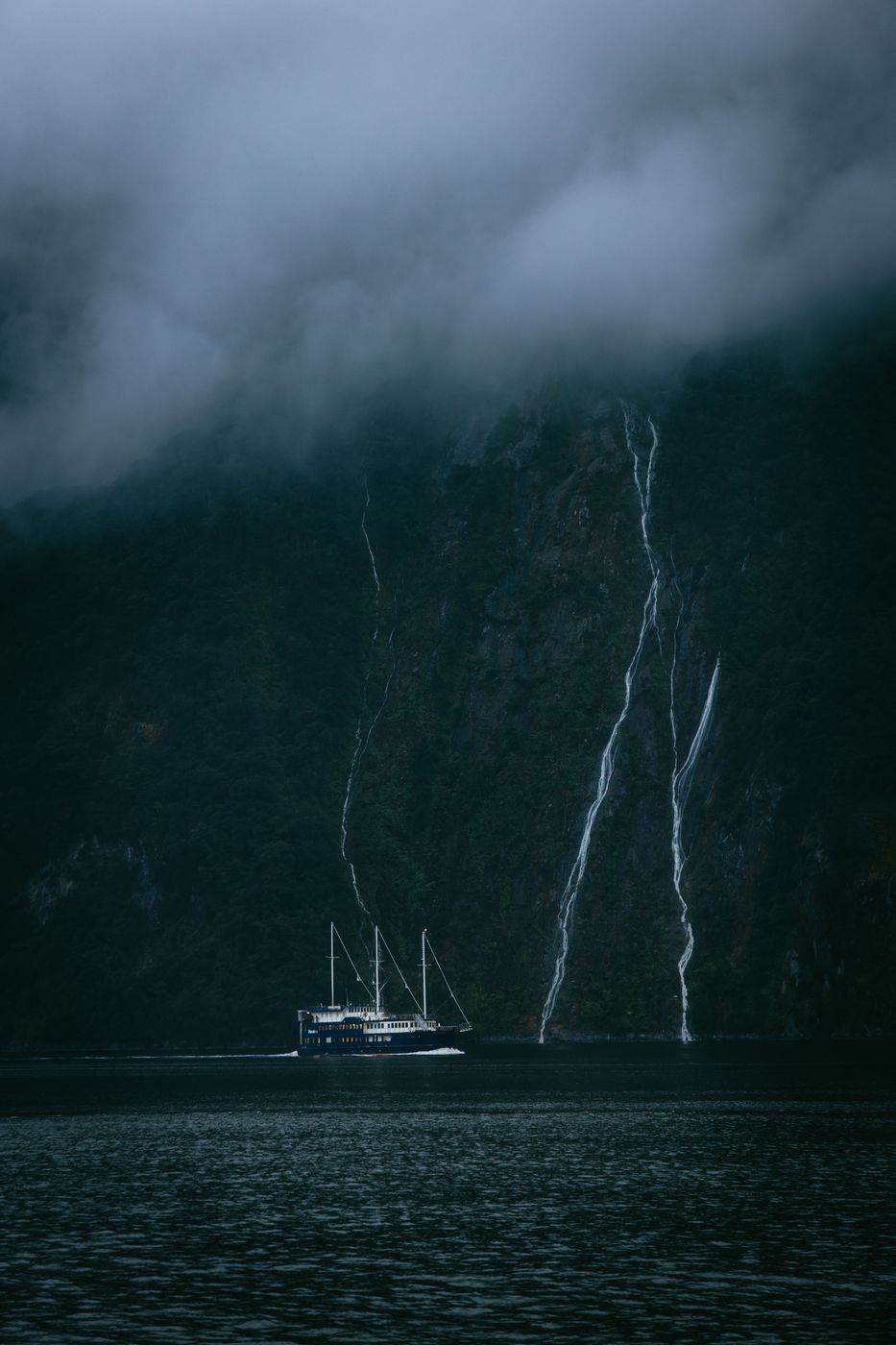 West side cruise, Milford Sound, New Zealand