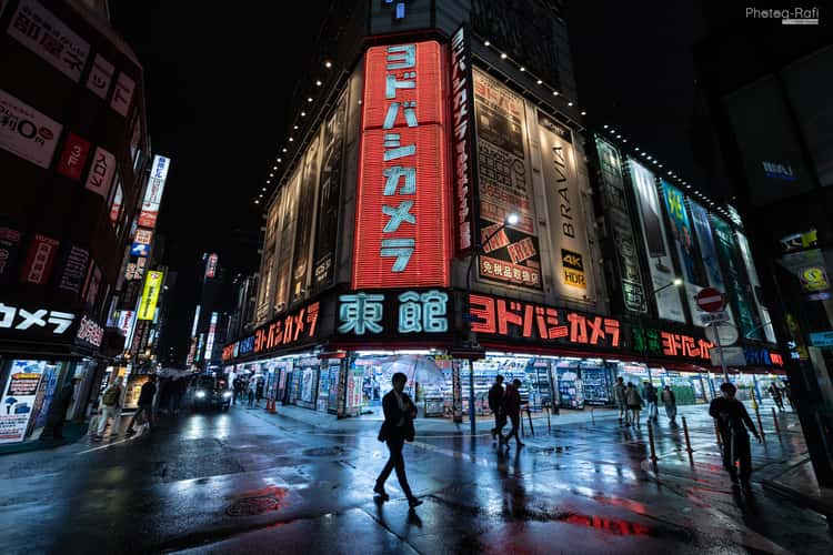 Yodobashi Camera, Shinjuku at Night