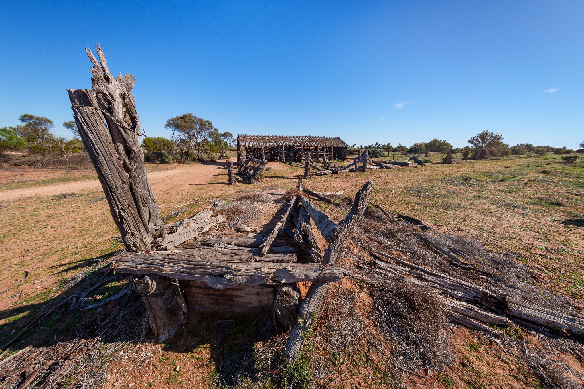 Zanci Shearing shed ruin., Australia