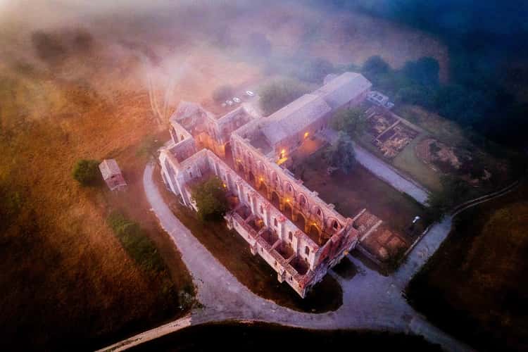 Abbazia di San Galgano Aerial