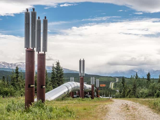 Alyeska Pipeline Viewing Point