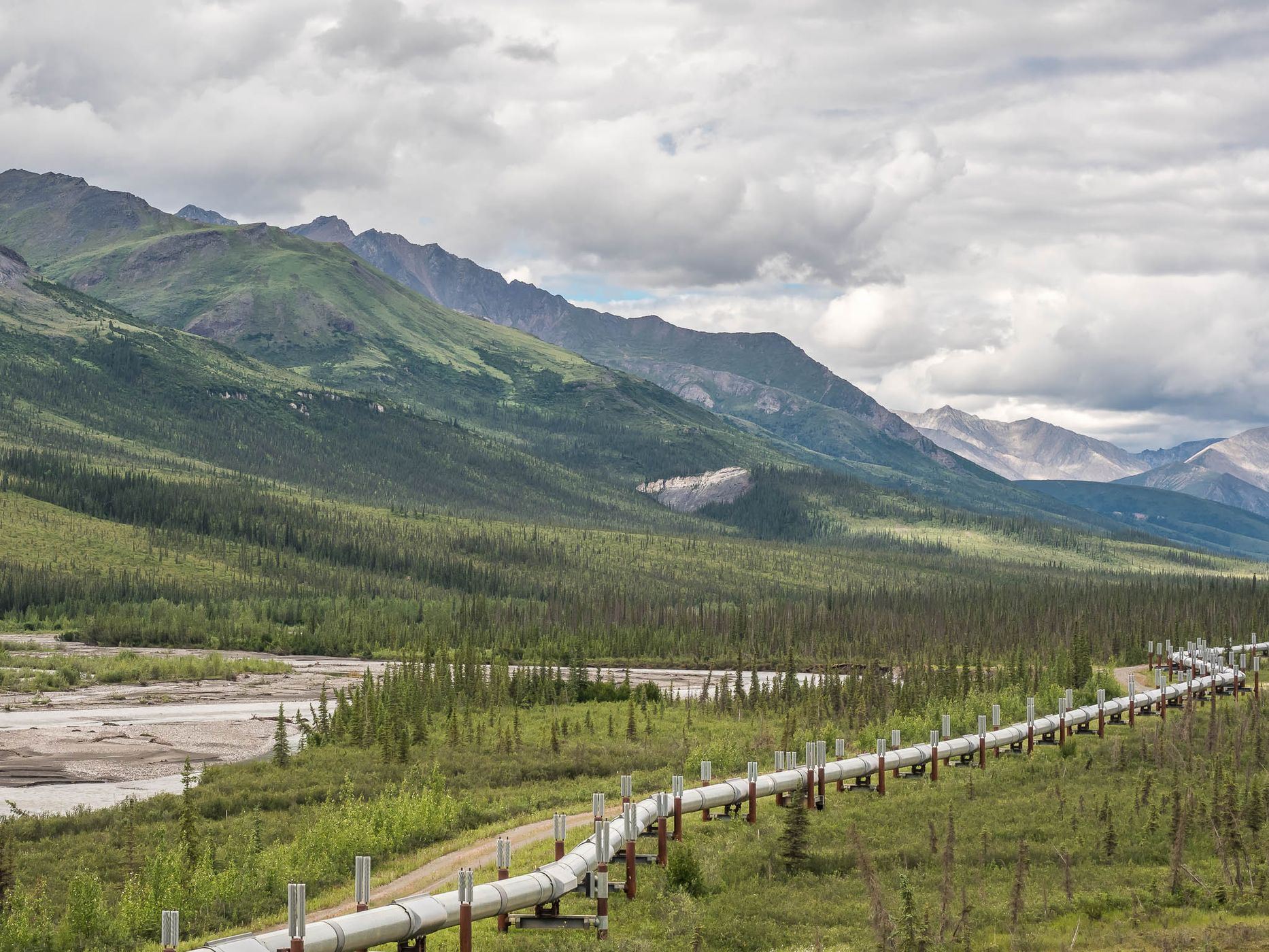 Approaching Brooks Range, USA