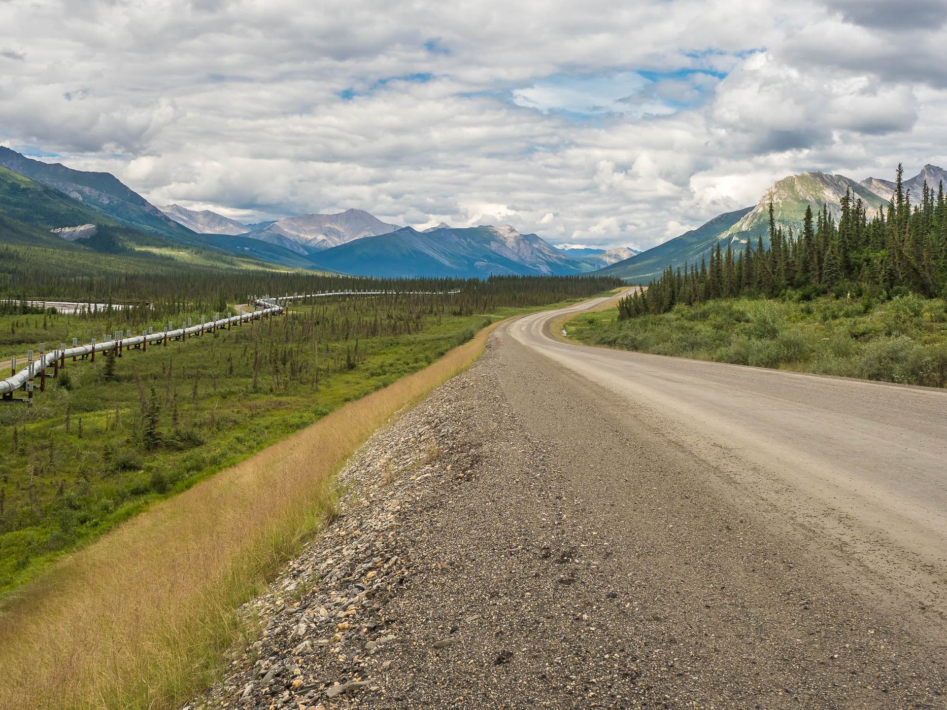 Approaching Brooks Range, USA