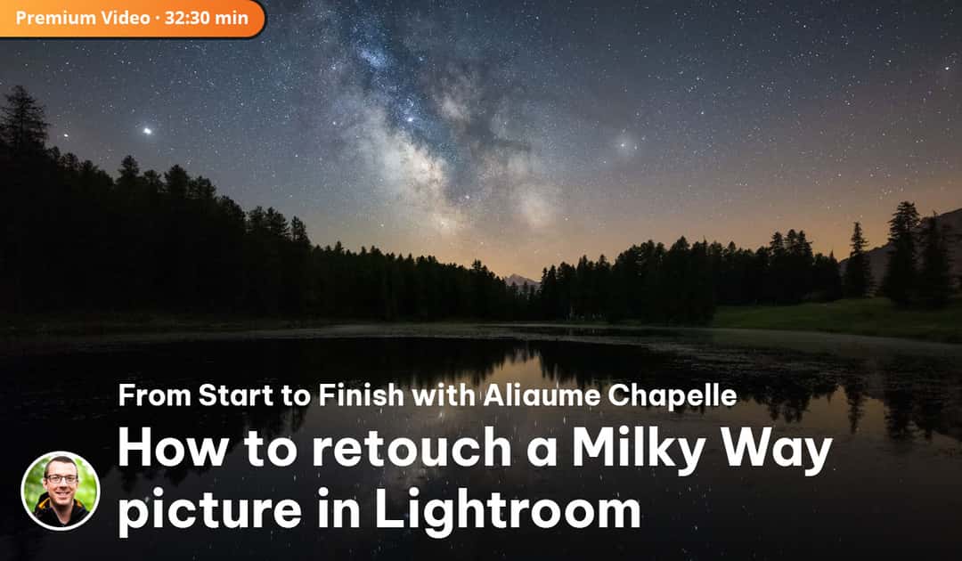 In this video by Aliaume you will learn how to retouch your astrophotos in Lightroom.