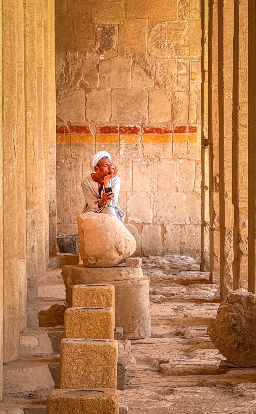 At the Hatshepsut temple, Egypt
