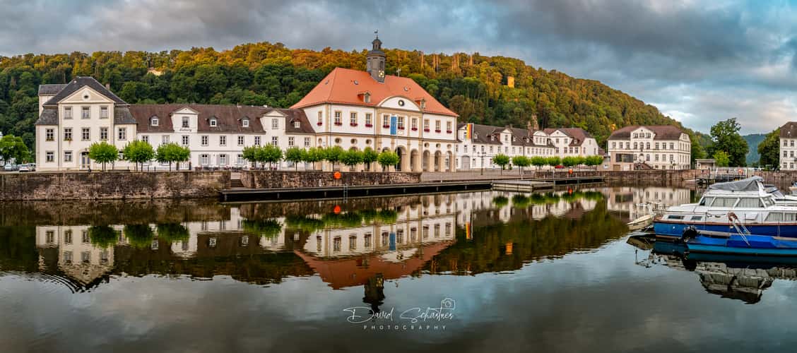 Baroque harbor Bad Karlshafen,  north-east side