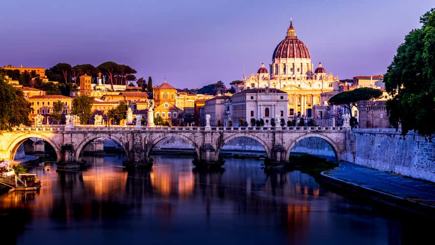 Basilica di San Pietro from Ponte Umberto I