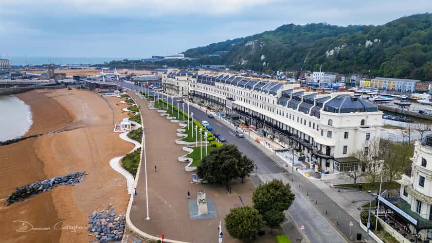 Beach front Dover, England