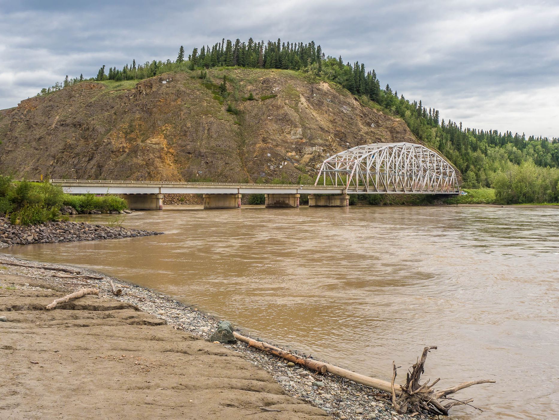 Big Delta Tanana River crossing, USA