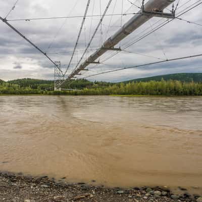 Big Delta Tanana River crossing, USA
