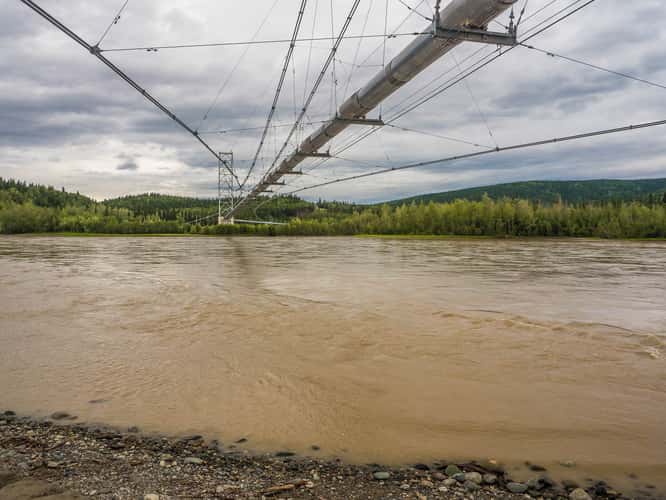 Big Delta Tanana River crossing