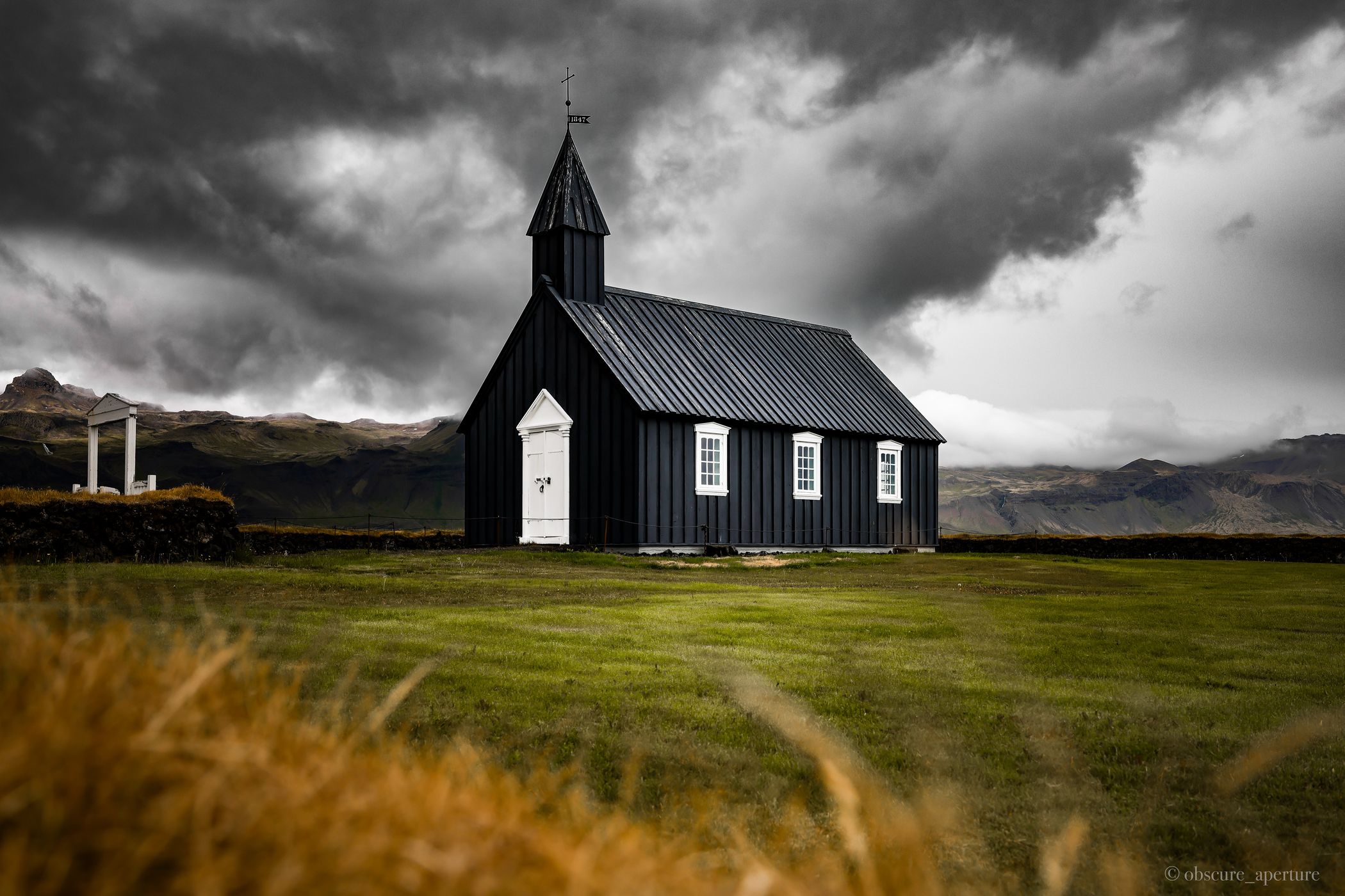 Búðakirkja, The Church at Búðir, Snaefellsnes, Iceland
