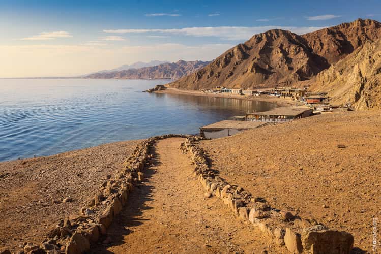 Blue Hole of Dahab village