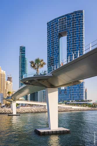 Bluewaters pedestrian bridge, Dubai