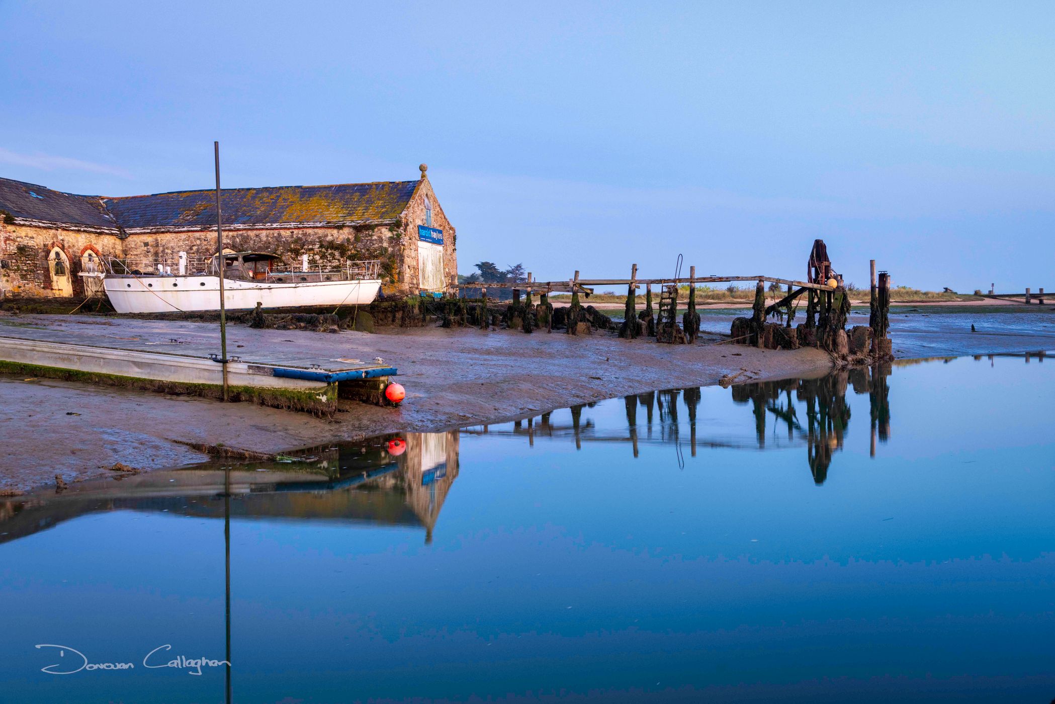 Boatyard, Yarmouth, Isle of Wight, England, United Kingdom