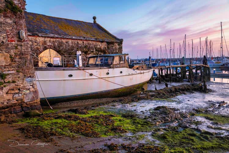 Boatyard, Yarmouth, Isle of Wight, England