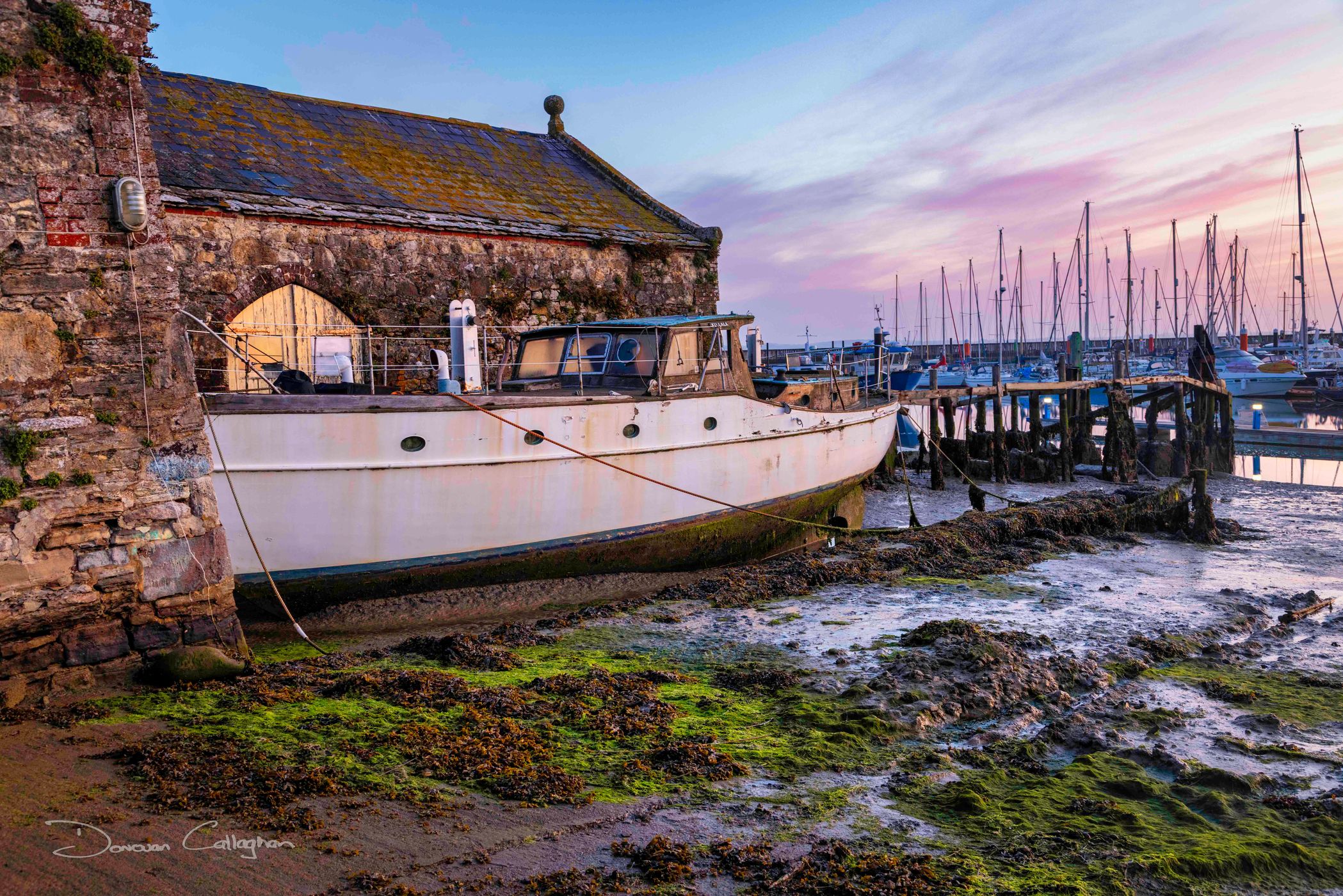 Boatyard, Yarmouth, Isle of Wight, England, United Kingdom