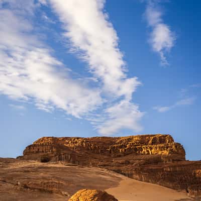 Boulder in Sinai desert, Egypt