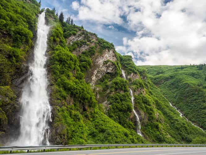 Bridal Veil Falls, Keystone Canyon