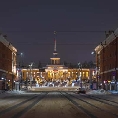 Central railway station, Petrozavodsk, Russian Federation
