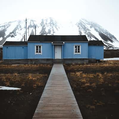 Colorful houses, Ny Alseund, Svalbard & Jan Mayen Islands