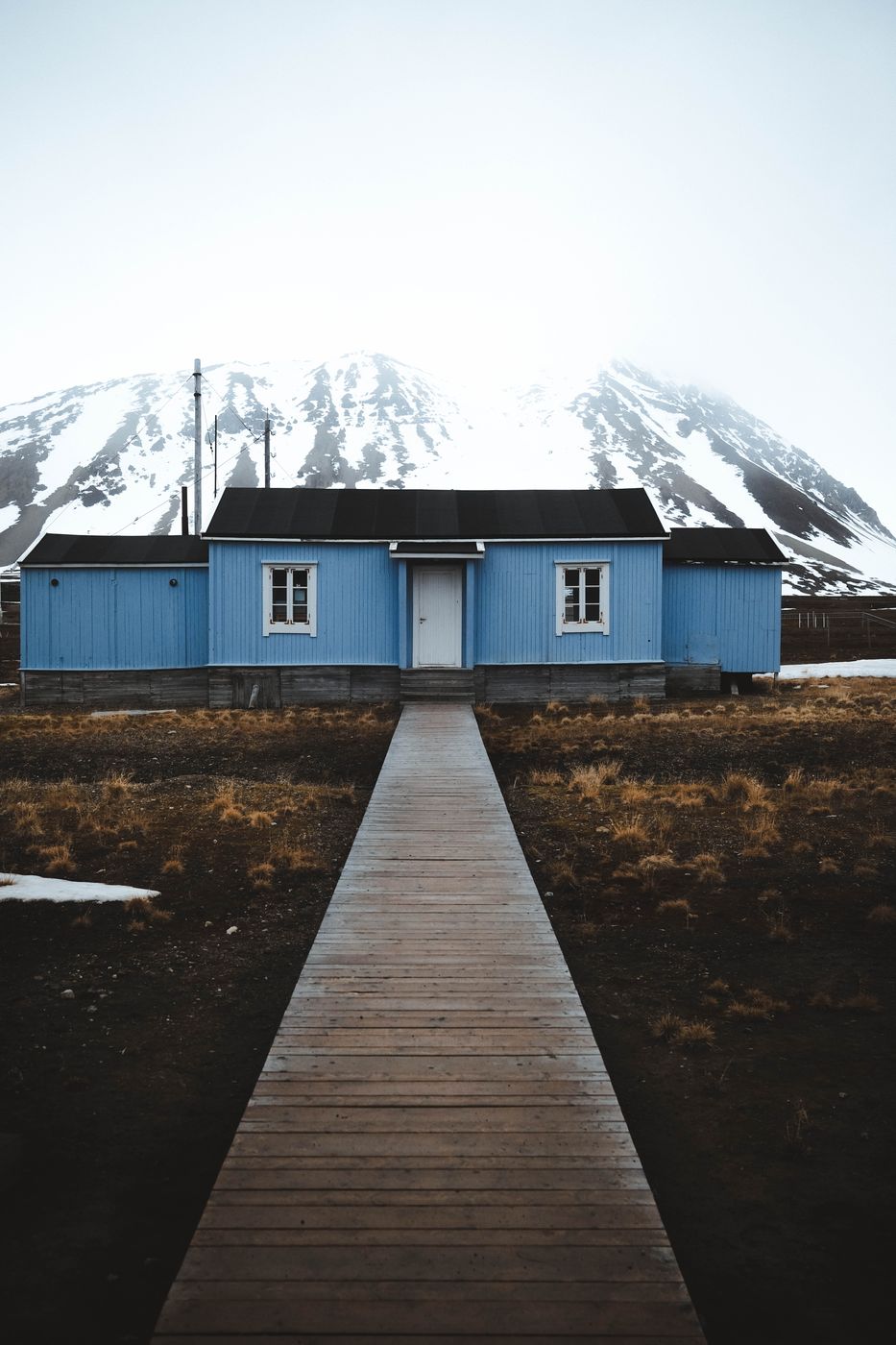 Colorful houses, Ny Alseund, Svalbard & Jan Mayen Islands