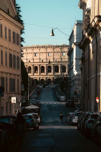 Colosseum from Via Serpentini