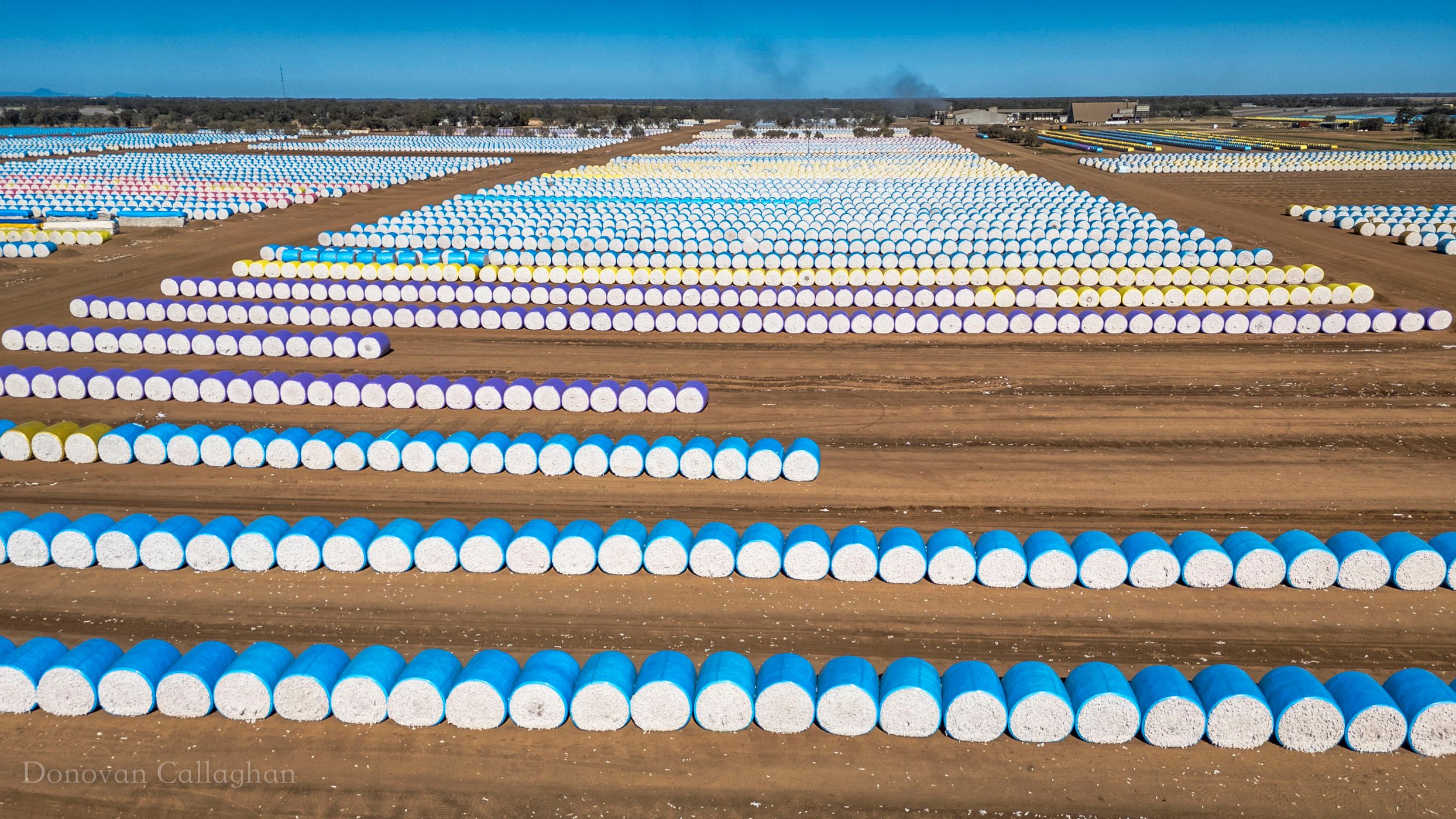 Cotton Bales, Ashley, New South Wales, Australia