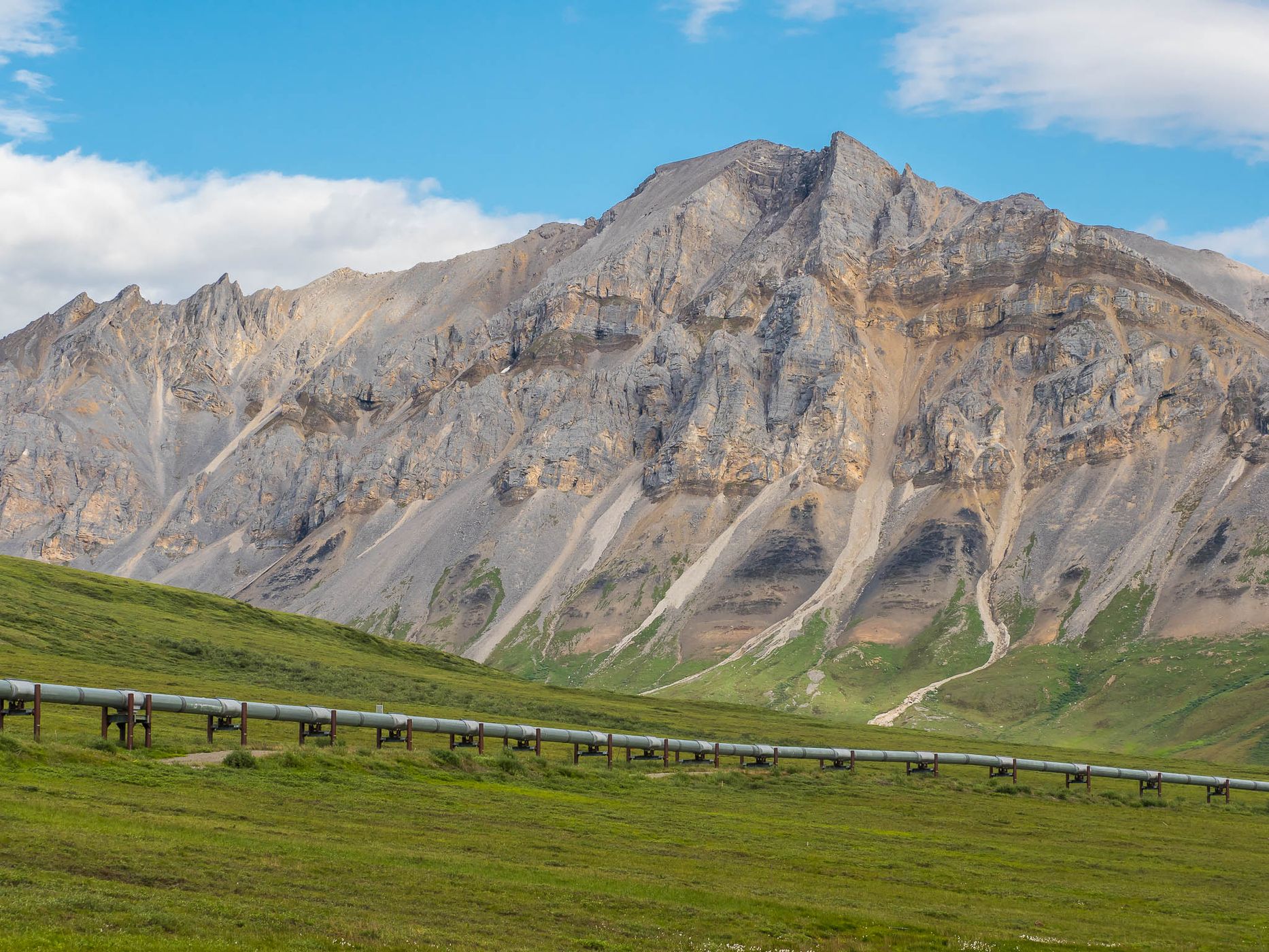 Dalton Highway north of Brooks Range, USA