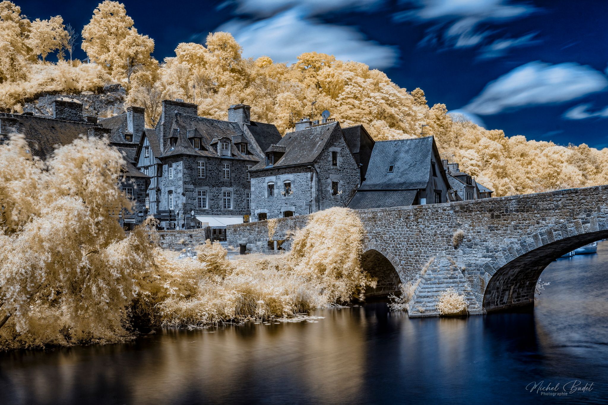 Dinan old bridge, France