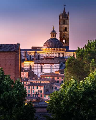 Doumo di Siena from Fortezza Medicea