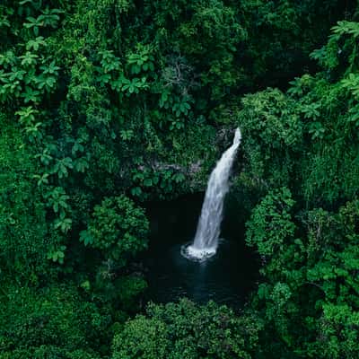 First fall, Tavern Falls, Taveuni, Fiji