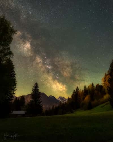 Forest Milky Way Spot near Oberstdorf