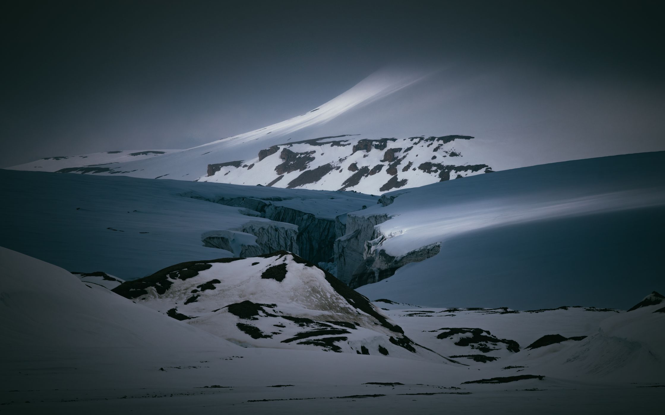 Glacier front at Hilopenstretet, Svalbard, Svalbard & Jan Mayen Islands